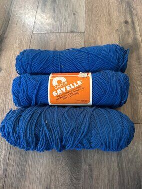 Caldor Sayelle 4-Ply Yarn Mandarine Color Lot 82431 100% Orlon Acrylic Machine W